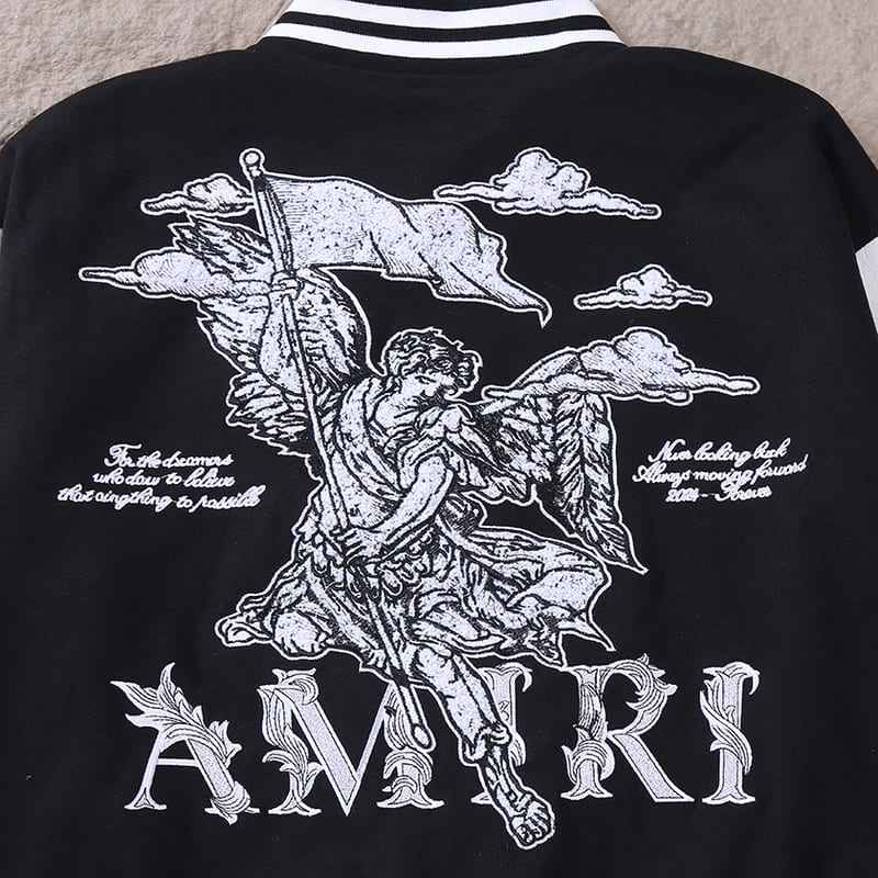 Jaqueta Amiri MA College Angel Preta