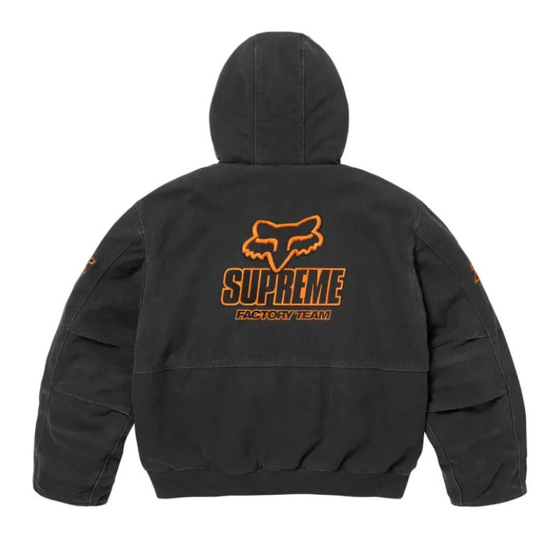 Jaqueta Supreme x Fox Racing Hooded Work Black