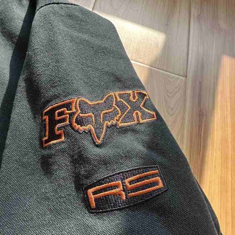 Jaqueta Supreme x Fox Racing Hooded Work Black