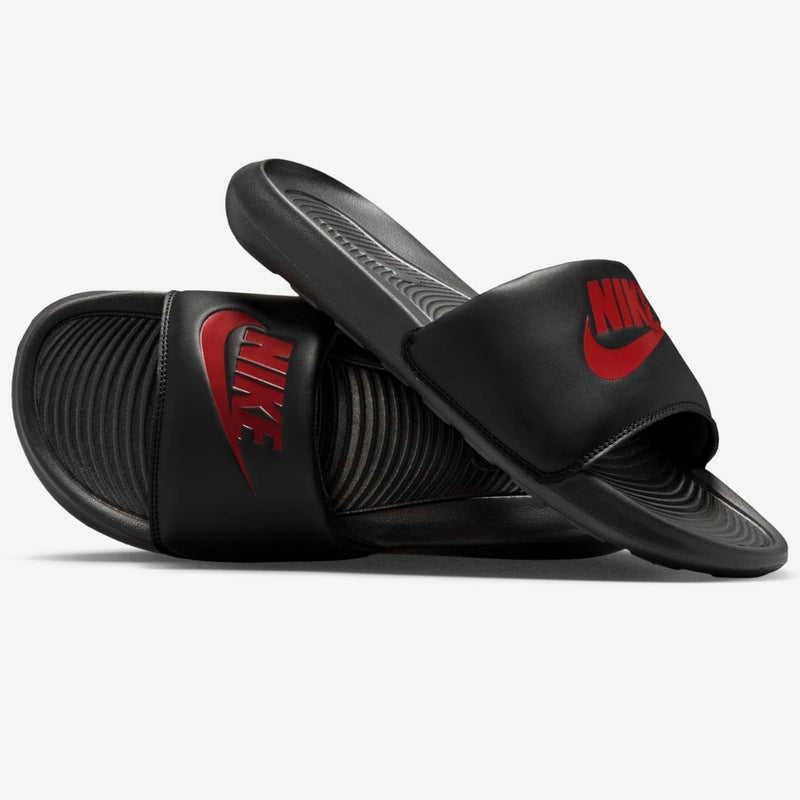 Chinelo Victori - Slide - Preto e Vermelho