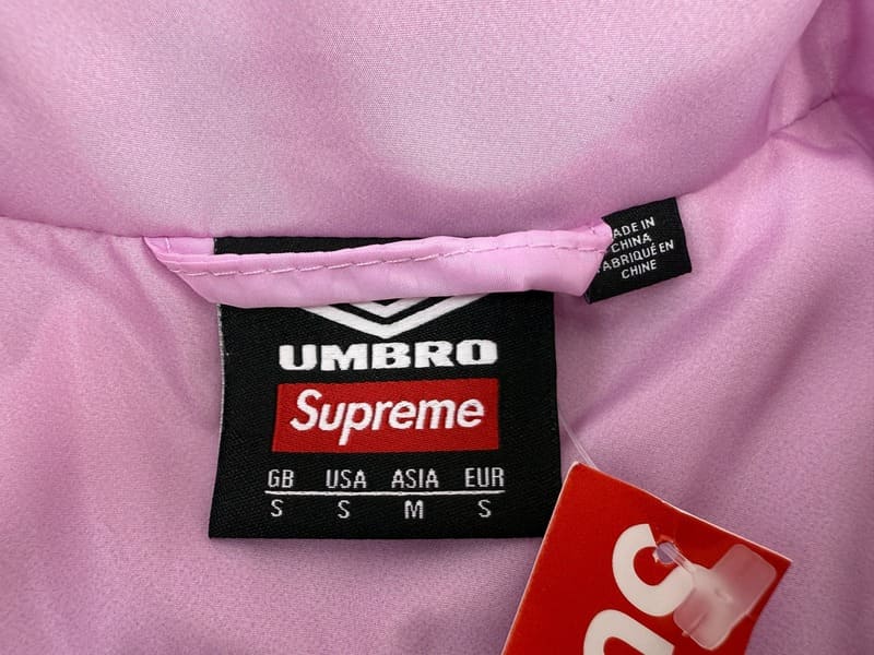 Conjunto Supreme x Umbro Gradient Track Pink