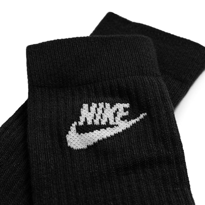 Meias Nike Everyday Essential Crew Socks 3 Pares Preto