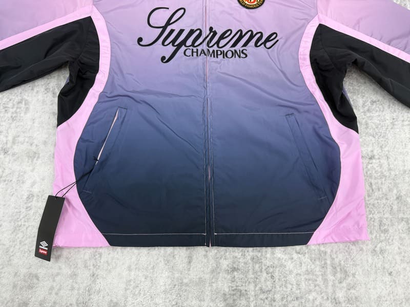 Conjunto Supreme x Umbro Gradient Track Pink