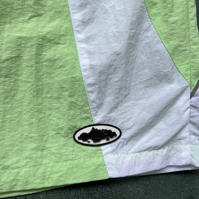 Shorts Corteiz Verde Claro Branco