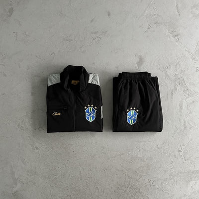 Conjunto Corteiz Brasil Preto
