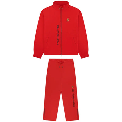 Conjunto Aimé Leon Dore x Porsche Nylon Track Red