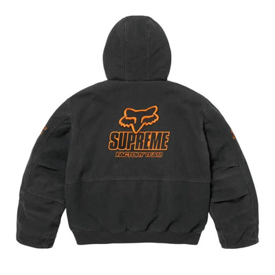 Jaqueta Supreme x Fox Racing Hooded Work Black