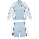 Conjunto Supreme x Umbro Zip Up Light Blue
