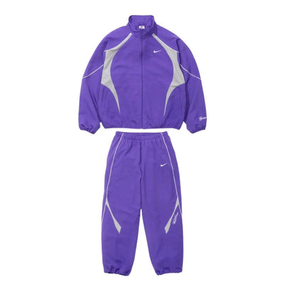 Conjunto Supreme x Nike Track Roxo