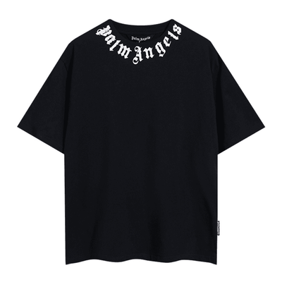 Camiseta Palm Angels Neck Logo Black
