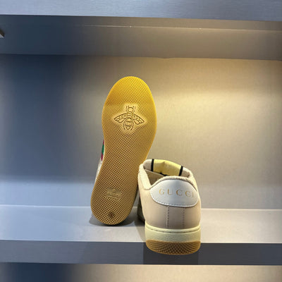 Gucci Screener Cream Leather (Pronta Entrega)