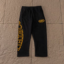 Conjunto Corteiz Superior Royale Preto/Amarelo
