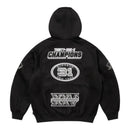 Moletom Supreme Football Zip Up Hooded Black