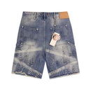 Bermuda Hellstar Denim Diamonds