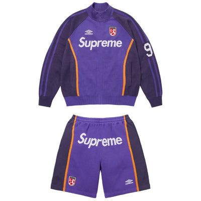 Conjunto Supreme x Umbro Zip Up Purple