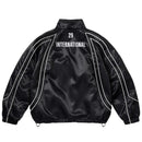 Jaqueta Supreme Satin Piping Pullover Black