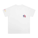 Camiseta Chrome Hearts Cross Colour Branca