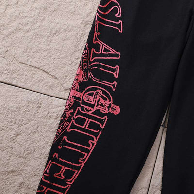 Calça Corteiz x 21 Savage Slaughter Gang Preta