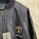 Jaqueta Balenciaga x Automobili Lamborghini Preta