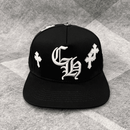 Boné Chrome Hearts Cross Patch Preto