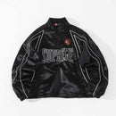 Jaqueta Supreme Satin Piping Pullover Black