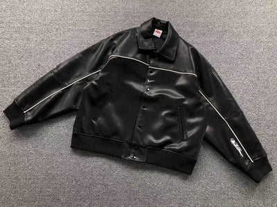 Jaqueta Supreme x Nike Varsity Preta
