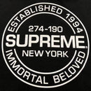 Moletom Supreme Immortal Heather Black