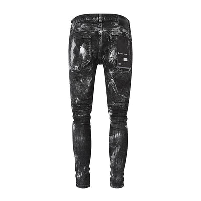 Calça Purple Black Silver Jeans