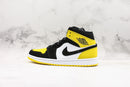Jordan 1 Mid Yellow Toe Black