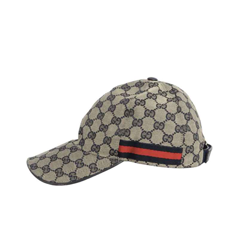 Boné Gucci GG Se Canvas Grey