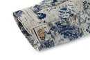 Pronta Entrega - Jaqueta Louis Vuitton Distressed Floral Denim