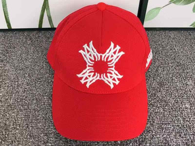 Boné Amiri MA Quad Canvas Vermelho