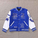Jaqueta Amiri MA Dream Team Varsity Azul