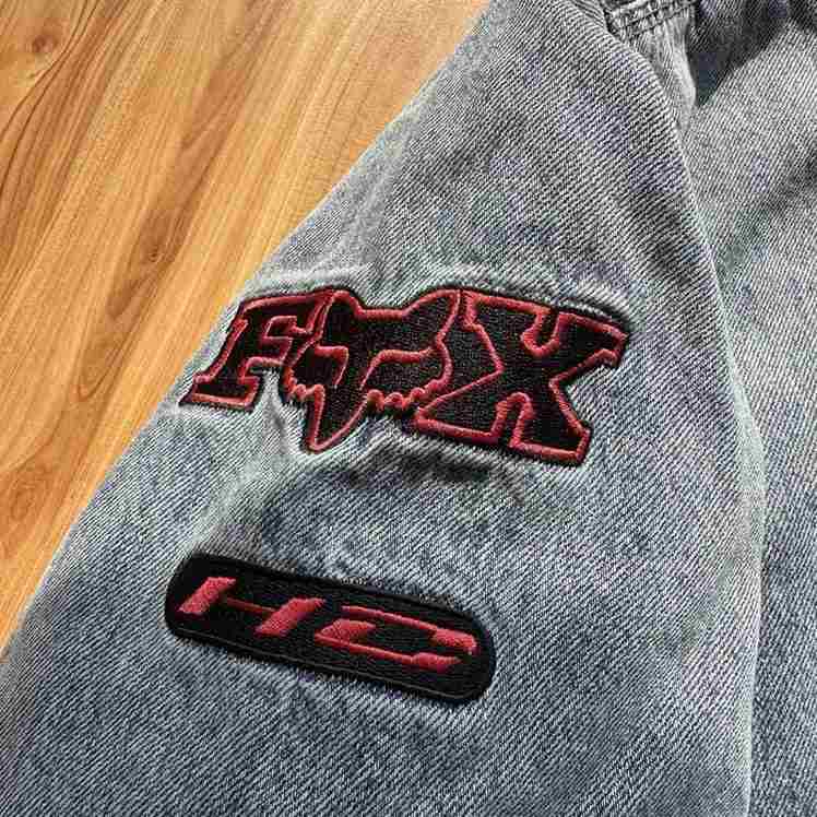 Jaqueta Supreme x Fox Racing Hooded Work Denim