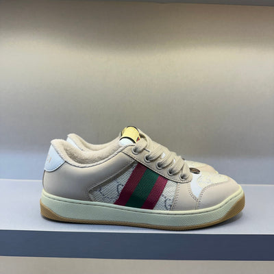 Gucci Screener Cream Leather (Pronta Entrega)