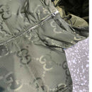 Jaqueta Gucci GG Canvas Jumbo Puffer Verde