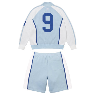 Conjunto Supreme x Umbro Zip Up Light Blue