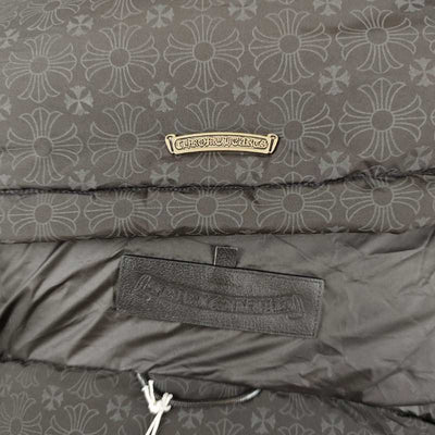 Jaqueta Chrome Hearts Monogram Print Puffer Black