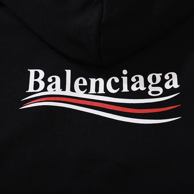 Moletom Balenciaga Political Campaign Fit Black