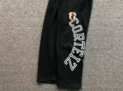 Conjunto Corteiz Arch Shield Zip Black