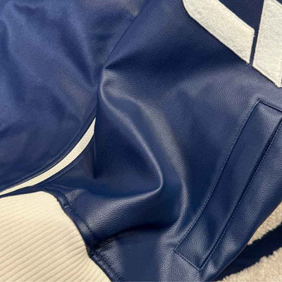 Jaqueta Louis Vuitton Leather Mix Teddy