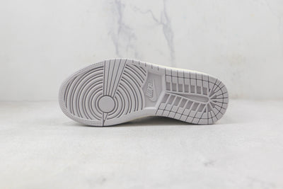 Jordan 1 Mid Craft Inside Out White Grey