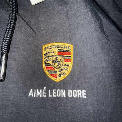 Jaqueta Aimé Leon Dore x Porsche Nylon Track Black