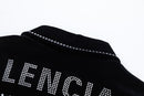 Jaqueta Balenciaga Silver Studs Preta