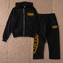 Conjunto Corteiz Superior Royale Preto/Amarelo