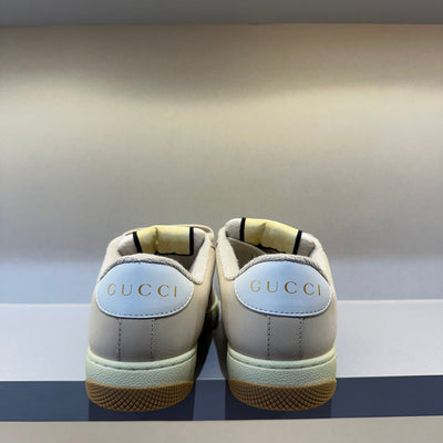 Gucci Screener Cream Leather (Pronta Entrega)