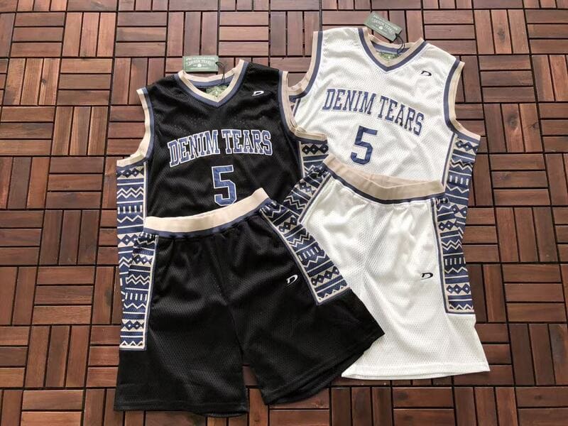 Conjunto Denim Tears Jersey Game Black