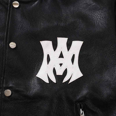 Jaqueta Amiri MA Hollywood bomber Leather Black