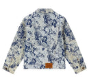 Pronta Entrega - Jaqueta Louis Vuitton Distressed Floral Denim