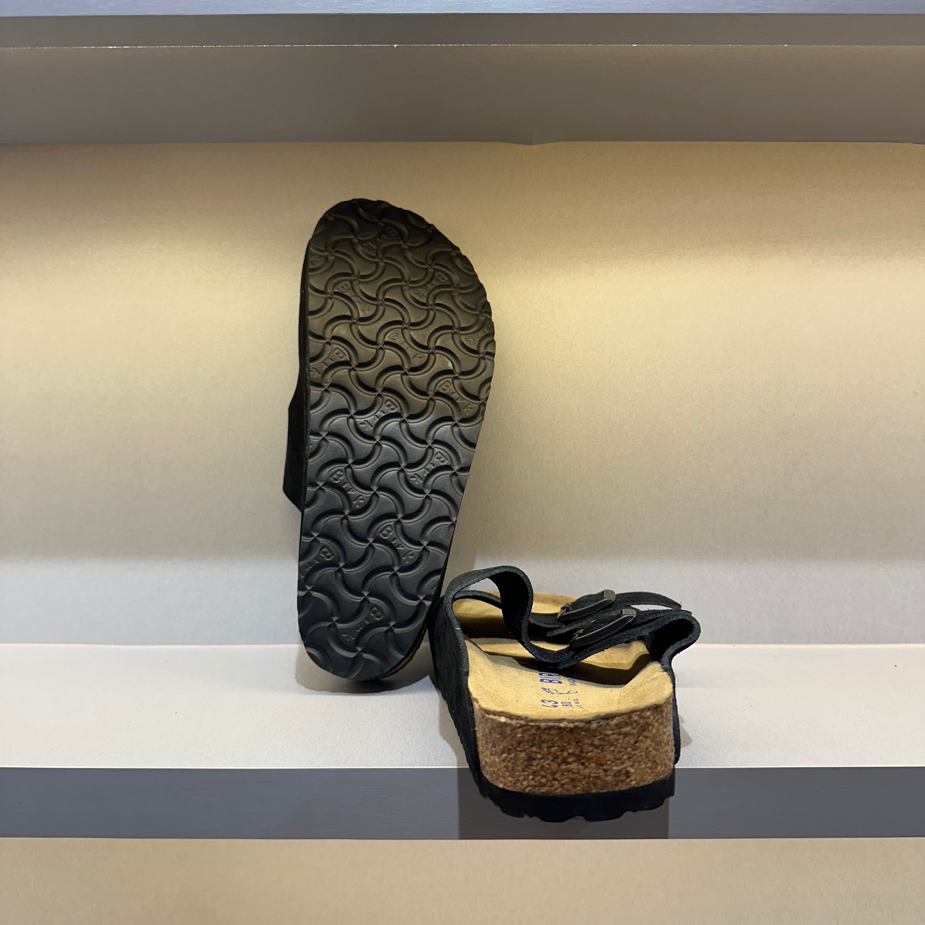 Birkenstock Arizona Soft Footbed Suede Black (Pronta Entrega)